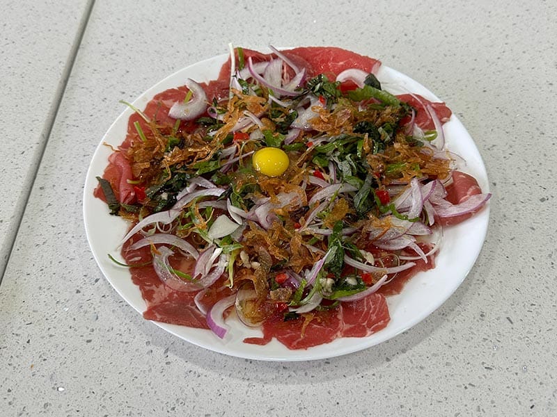 Bo Tai Chanh - Beef Carpaccio
