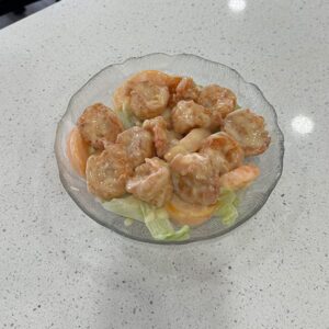 Shrimp & Peaches